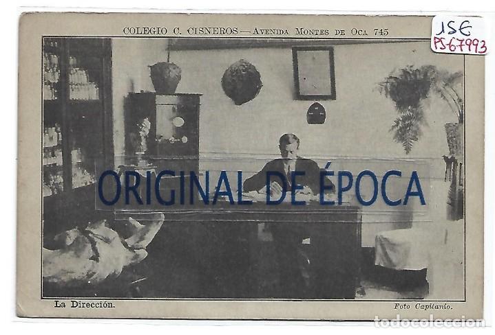 Postales: (PS-67993)POSTAL DE ARGENTINA-COLEGIO C.CISNEROS.AVENIDA MONTES DE OCA,745.LA DIRECCION.