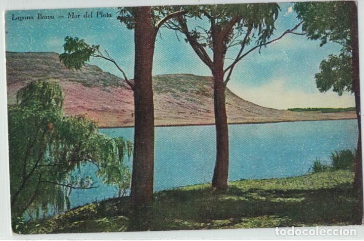 Postales: Laguna Brava. Mar del Plata. Argentina. / Postal circulada 1949