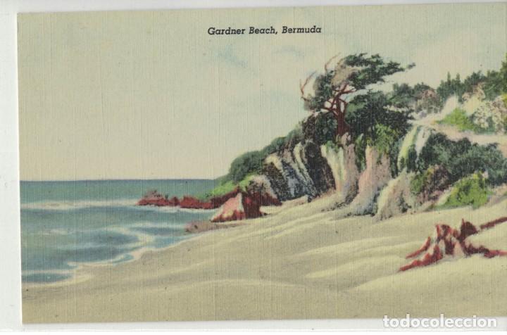 Postales: Gardner Beach. Bermuda. / Postal sin circular