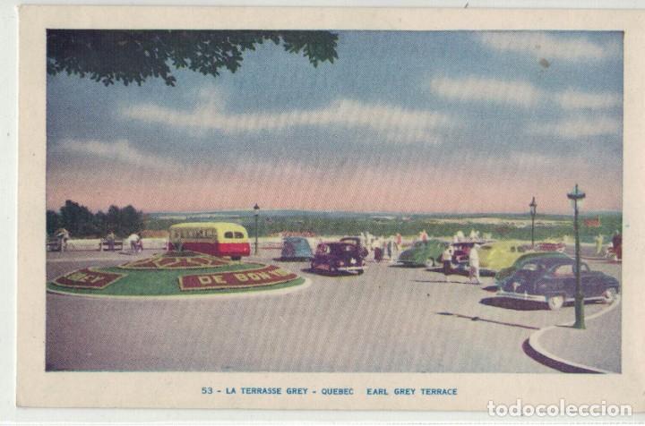 Postales: La Terrasse Grey. Qu&eacute;bec Canada. Earl Grey Terrace. / Circulada A&ntilde;os 50