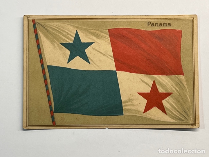 Postales: PANAM&Aacute; BANDERA. Postal, Edic., H. G. Z., & Cia. No.14005 Dep. (h.1920?) S/C