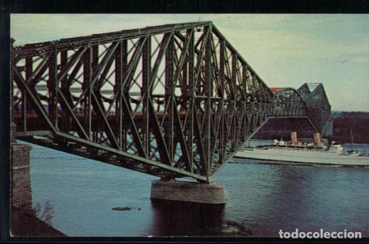 Postales: The Quebec Bridge Canada. / Circulada A&ntilde;os 50
