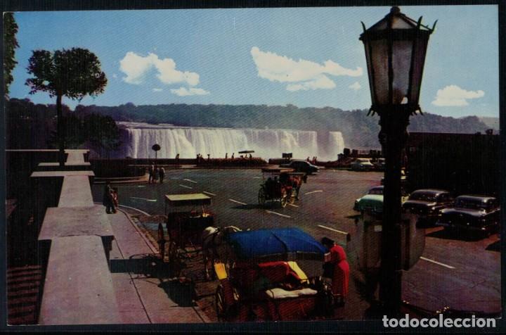 Postales: The American Falls from Oakes Garden Theatre. Niagara Falls, Canada. / A&ntilde;os 50
