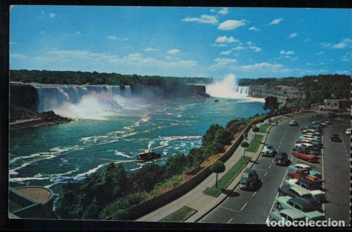 Postales: Niagara Falls from Rainbow Bridge, Ontario Canada. / A&ntilde;os 50