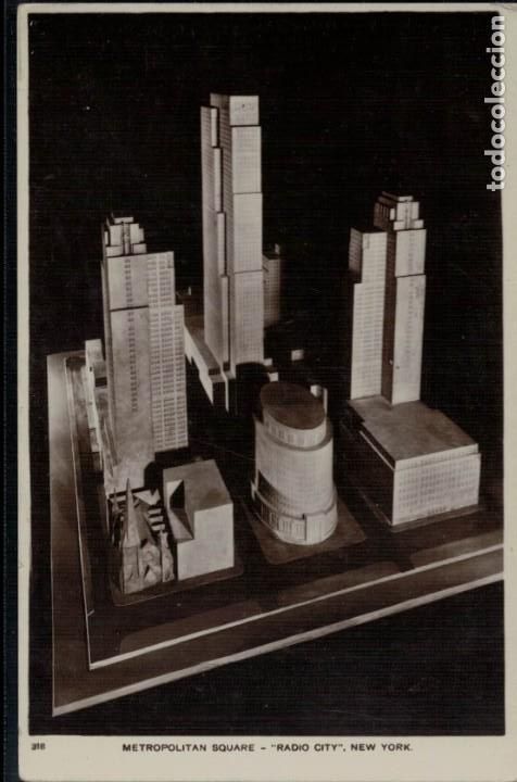 Postais: Metropolitan Square Radio City New York Estados Unidos. / Postal sin circular A&ntilde;os 50