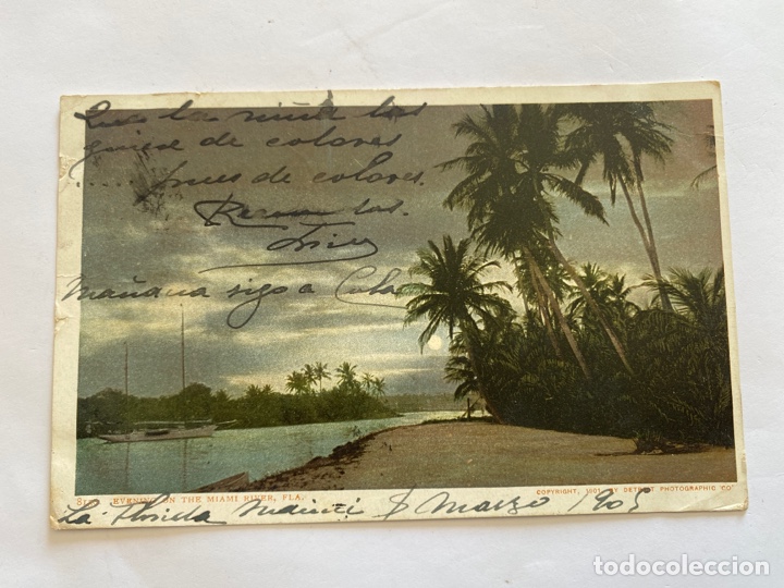 Postales: Postal antigua Miami - Foto 1