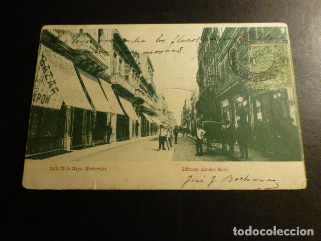 Postales: MONTEVIDEO URUGUAY CALLE 25 DE MAYO - Foto 1
