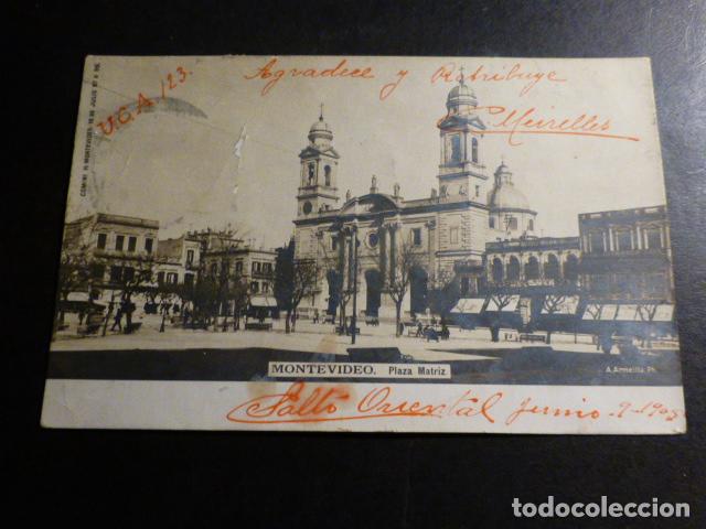 Postales: MONTEVIDEO URUGUAY PLAZA MATRIZ - Foto 1