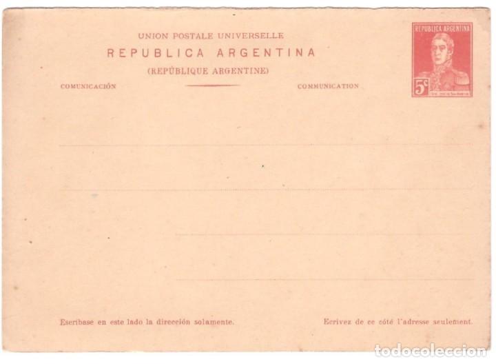 Cartes Postales: ENTERO POSTAL DE ARGENTINA // SIN CIRCULAR