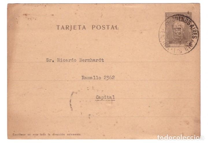 Cartes Postales: ENTERO POSTAL DE ARGENTINA // CIRCULADA EN 1938