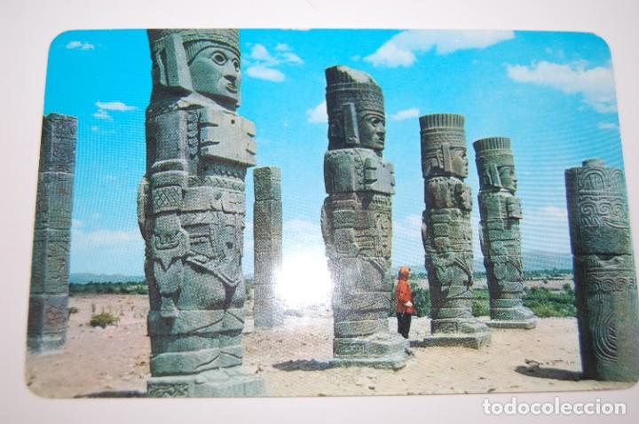 Postais: POSTAL DE MEXICO A&Ntilde;OS 70. COLOS DE TULA. 17 * 10,50 CM.
