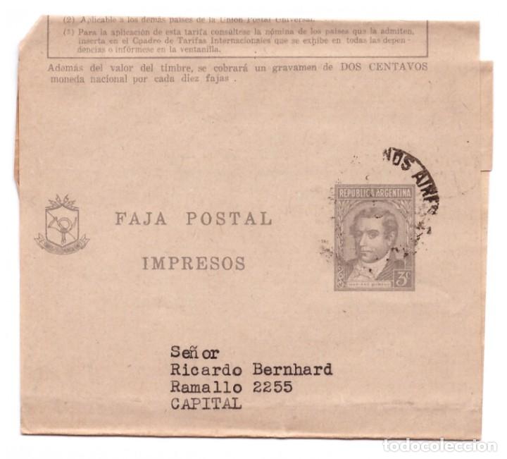 Postales: FAJA POSTAL DE ARGENTINA // CIRCULADA - Foto 1
