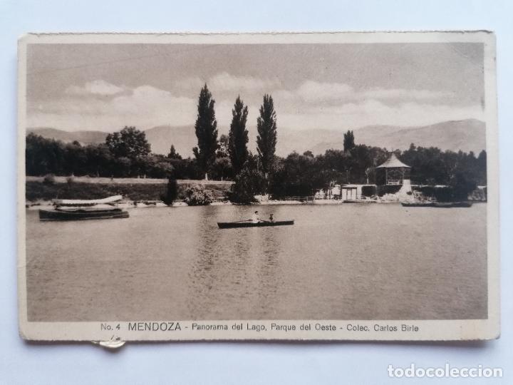 Postcards: POSTAL MENDOZA, PANORAMA DEL LAGO, PARQUE DEL OESTE, N&ordm; 4, COLEC. CARLOS BIRLE