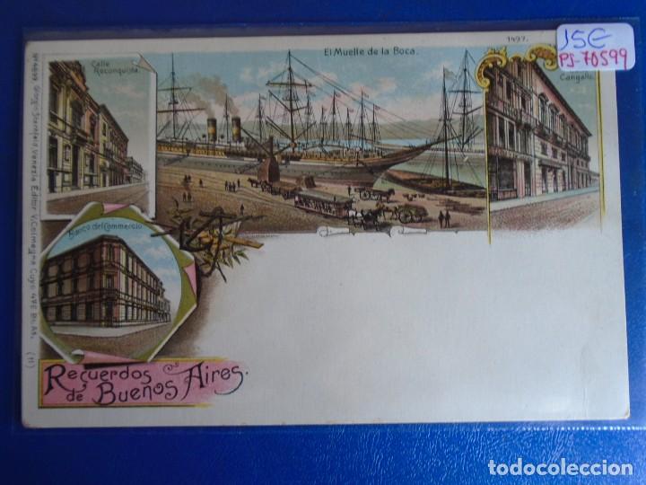 Postais: (PS-70599)POSTAL TIPO GRUSS RECUERDO DE BUENOS AIRES