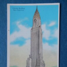 Postales: NEW YORK CITY USA CHRYSLER BUILDING POSTAL ANTIGUA. Lote 355952550