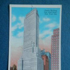Postales: NEW YORK CITY USA CHANIN BUILDING POSTAL ANTIGUA. Lote 355952580