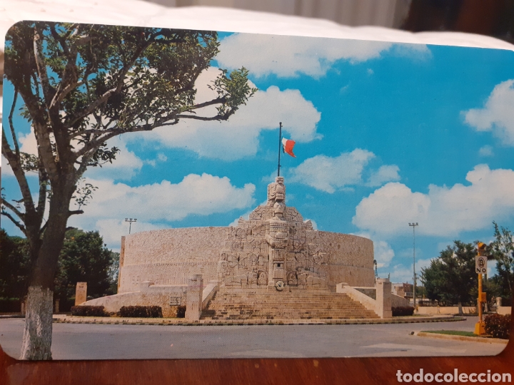 Postales: Lote 4 postales de M&eacute;xico (Palenque,DF) - Foto 2