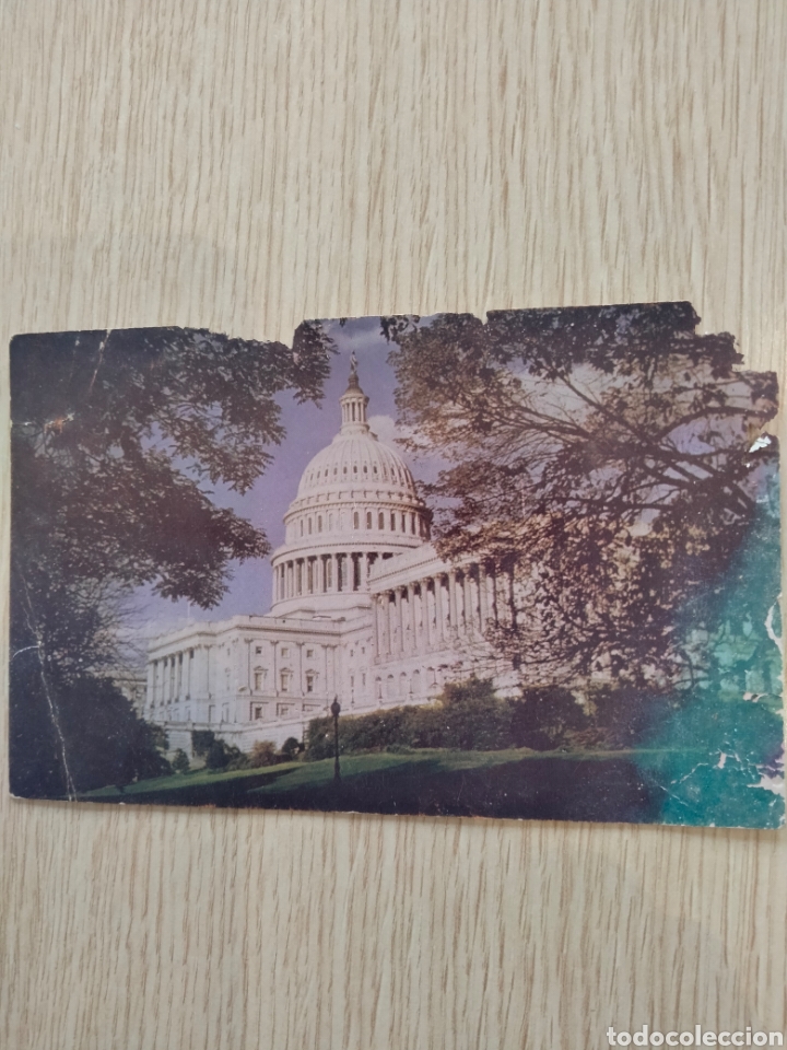 Postales: Postal Washington (deteriorada) - Foto 1