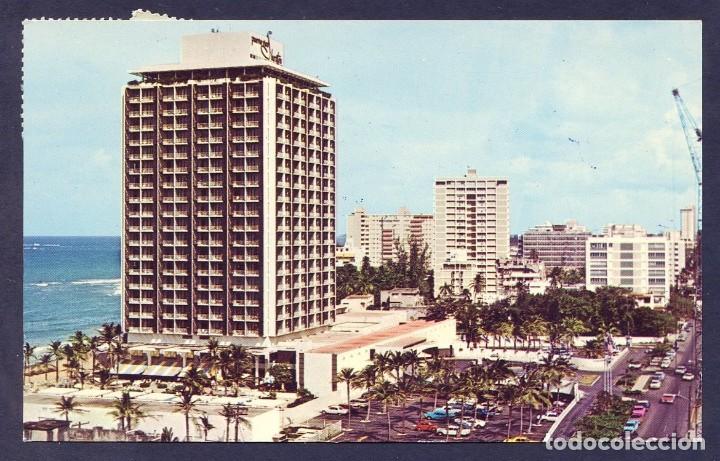 Postales: Puerto Rico. San Juan. *Puerto Rico Sheraton Hotel* Circulada San Juan 1968.