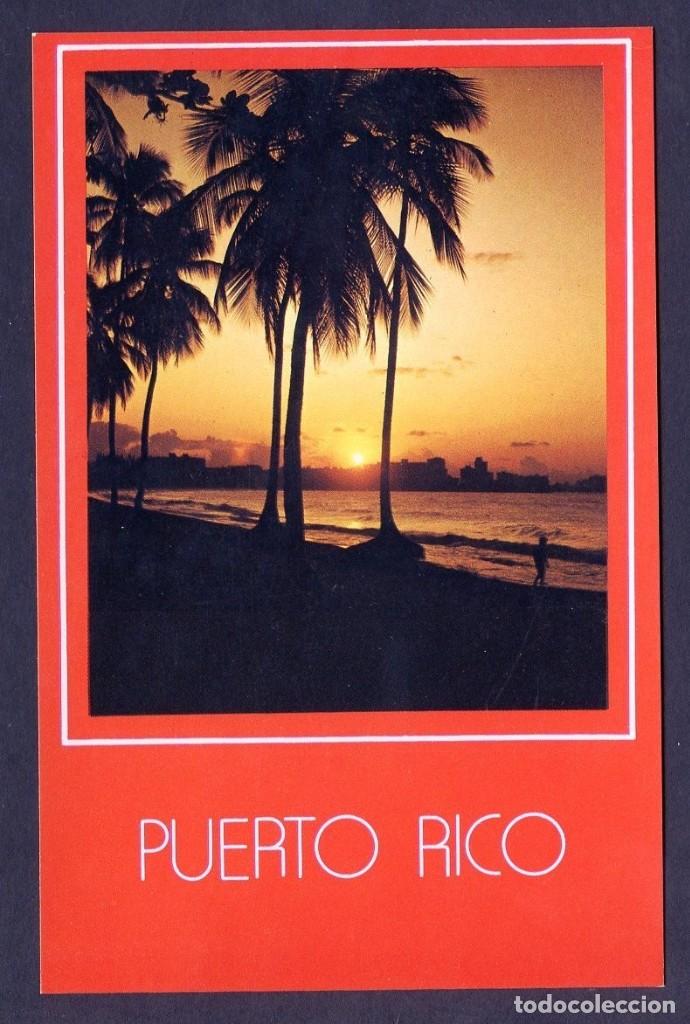 Cartoline: Puerto Rico. San Juan. Condado. *Beautiful sunsent in Condado* Ed. Papel Inc. n&ordm; 1506. Nueva.