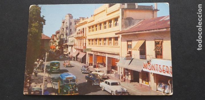 Cartoline: PANAMA-V51-SXXII-140X85mm.-AVENIDA CENTRAL Y PLAZA SANTA ANA,CENTRO DEL COMERCIO DE LA CIUDAD