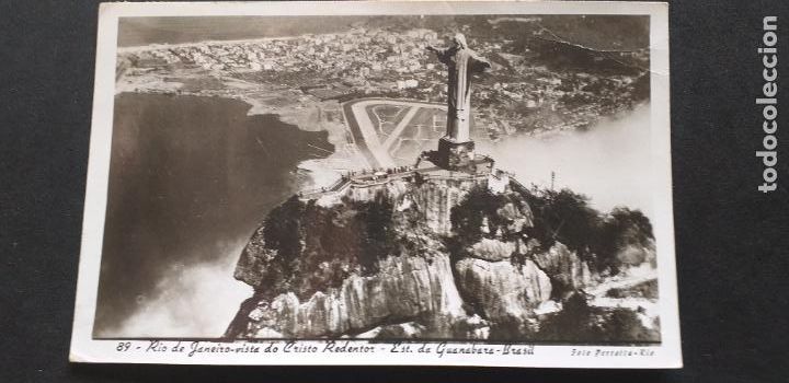 Cartoline: BRASIL-V51-SXXII-140X85mm.-RIO DE JANEIRO-VISTA DE CRISTO REDENTOR