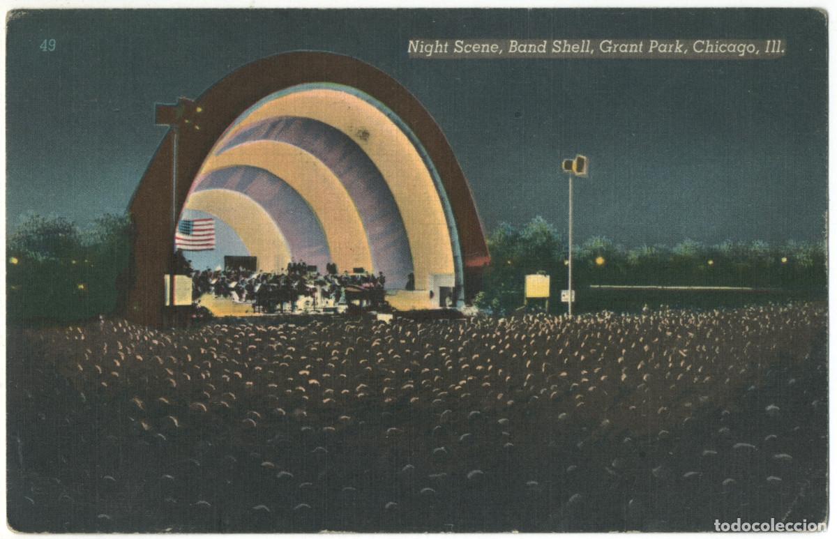Postales: CHICAGO (Illinois)_Grant Park, Band Shell - Foto 1