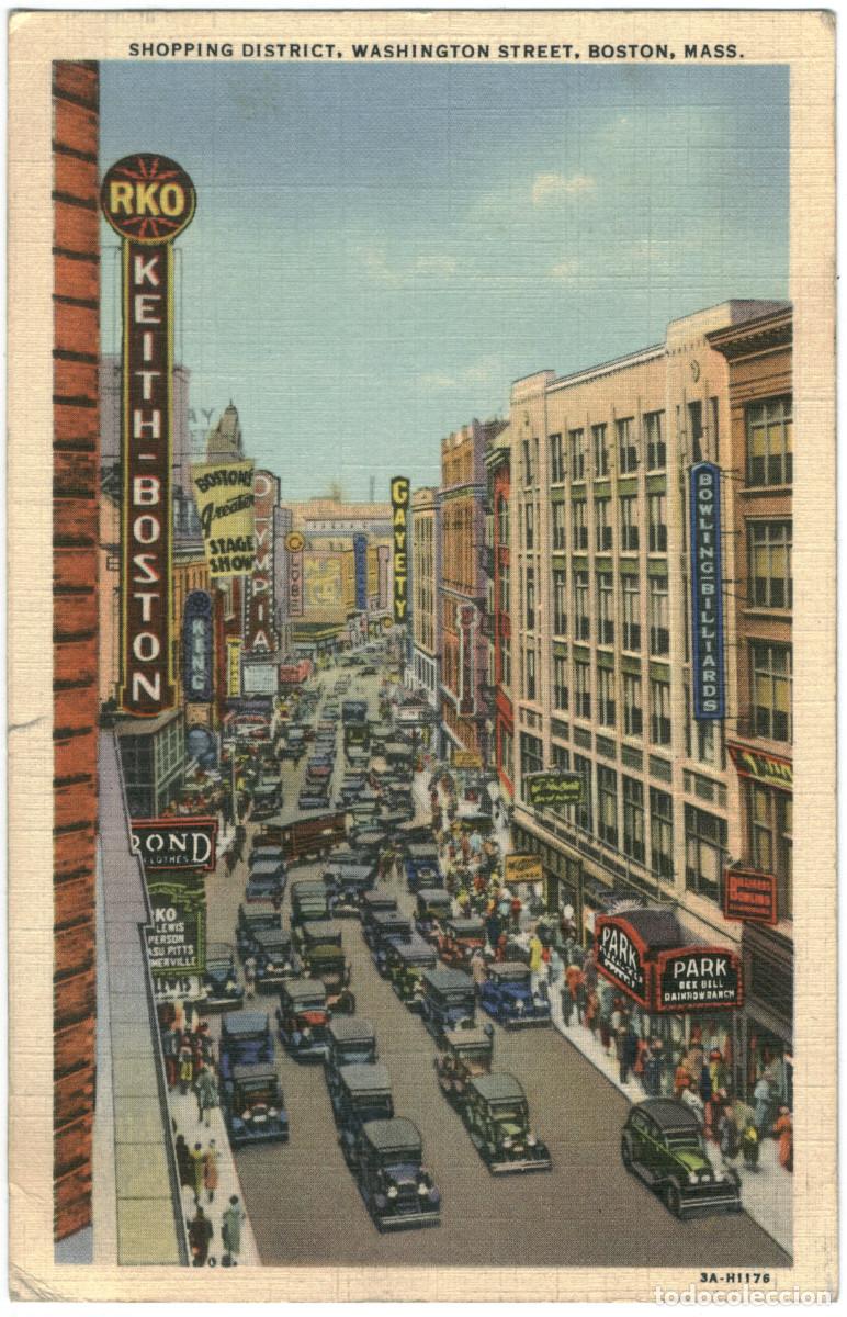 Postales: BOSTON (Massachusetts)_Shopping District - Foto 1