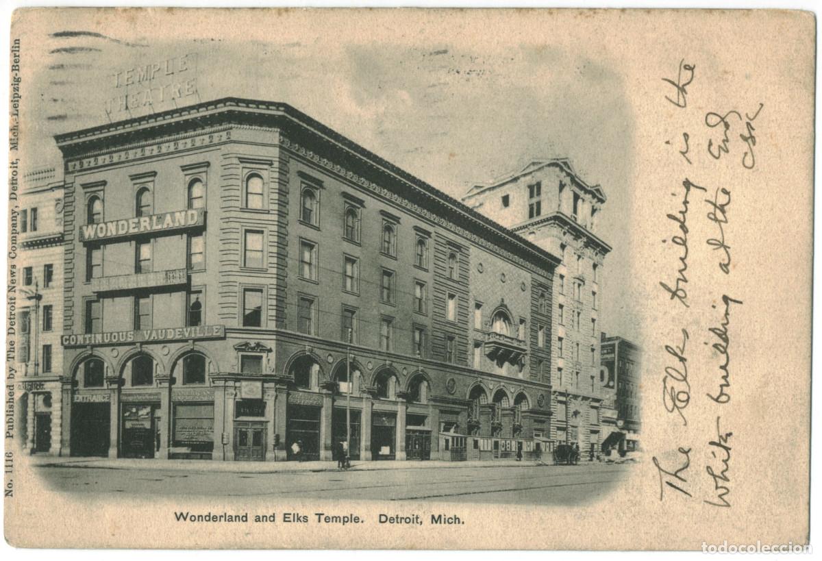 Postkarten: DETROIT (Michigan)_Temple Theatre