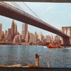 Postales: ESTADOS UNIDOS-V51-SXXII-140X90MM.-NEW YORK CITY-BROOKLYN BRIDGE. Lote 365866296