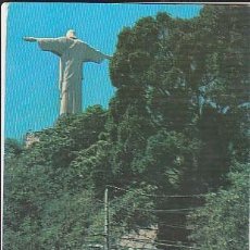 Postales: BRASIL &, RIO DE JANEIRO, ASCENSO EN TREN A CORCOVADO, CIUDAD DE LIMA A LISBOA 1987 (8876). Lote 365973341
