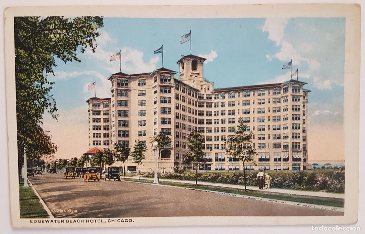 Postales: USA, Chicago Edgewater Beach Hotel - Foto 1