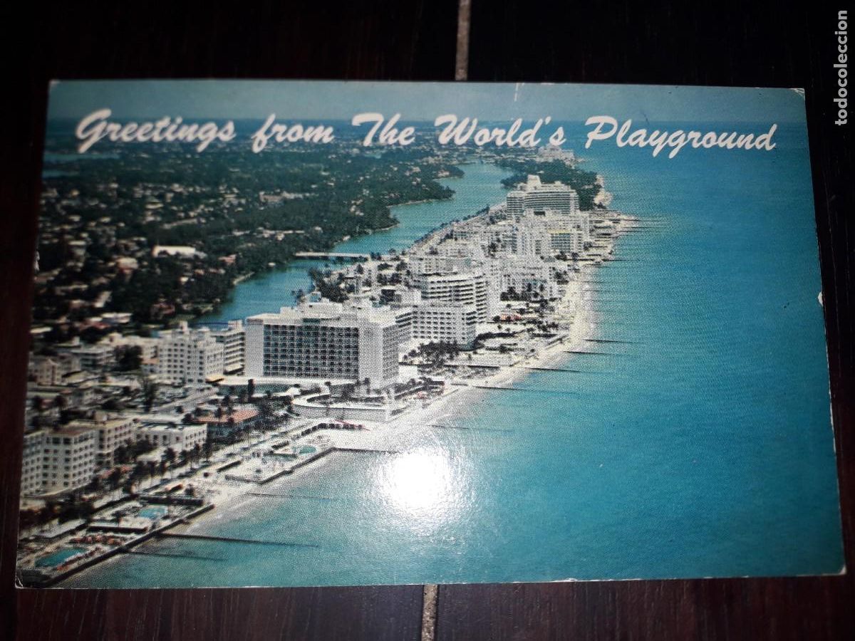 Postcards: N&ordm; 43807 POSTAL MIAMI BEACH FLORIDA