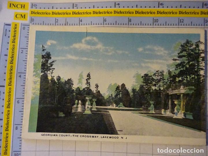 Postkarten: ANTIGUA POSTAL DE ESTADOS USA EEUU. GEORGIAN COURT THE CROSSWAY LAKEWOOD NEW JERSEY. 852