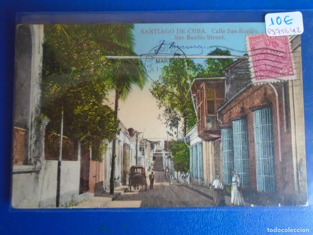 Postcards: (PS-71542)POSTAL DE SANTIAGO DE CUBA-CALLE SAN BASILIO