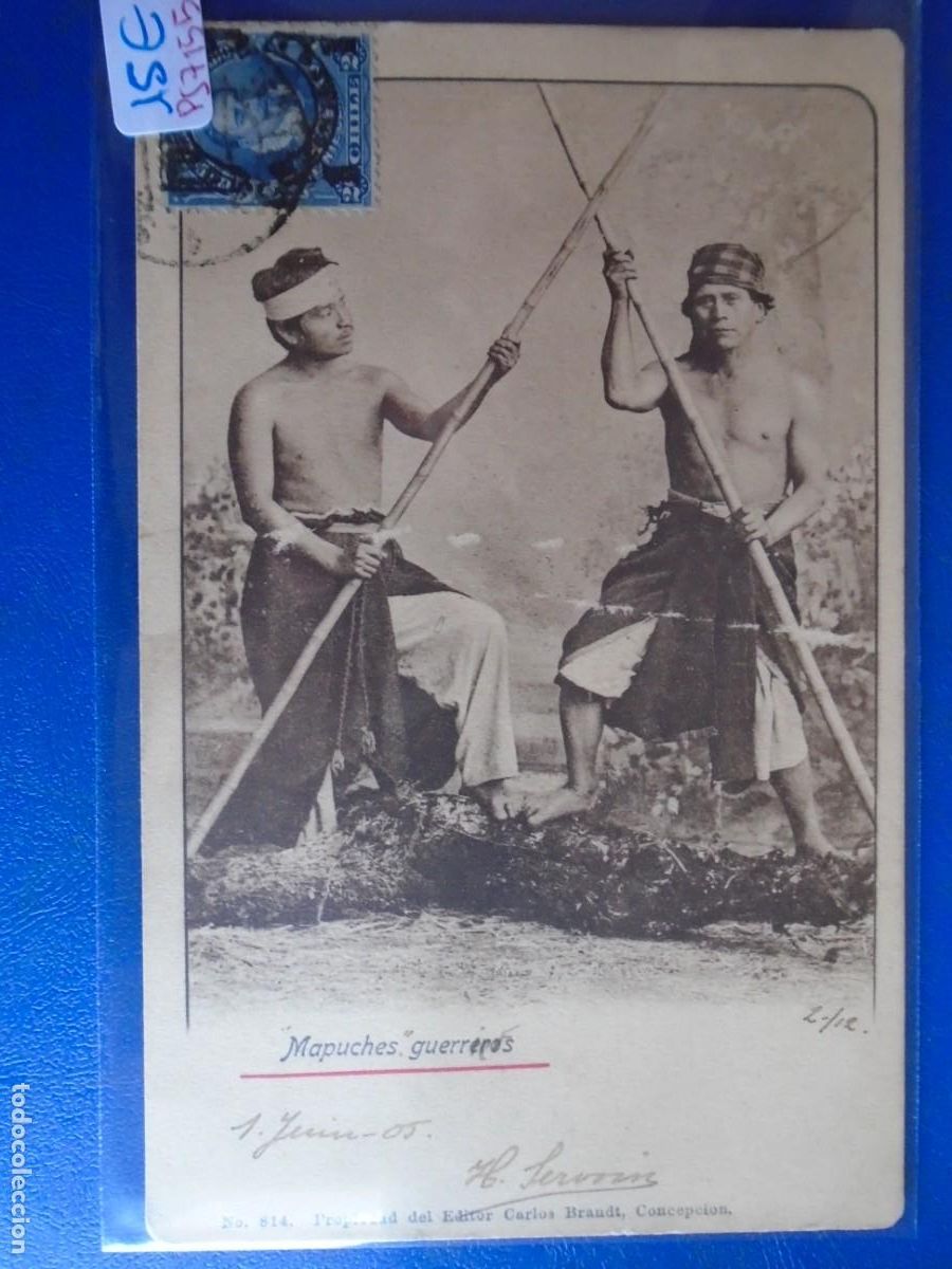 Postkarten: (PS-71558)POSTAL DE CHILE-MAPUCHES GUERREROS