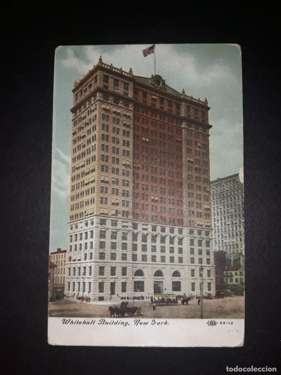 Postales: Postal Edificio Witechall New York Escrita 1909 - Foto 1