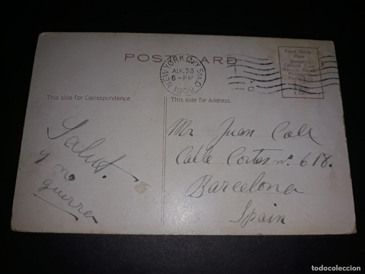 Postales: Postal Edificio Witechall New York Escrita 1909 - Foto 2