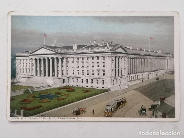 Postales: POSTAL WASHINGTON, EDIFICIO DE LA TESORERIA, SIN CIRCULAR - Foto 1