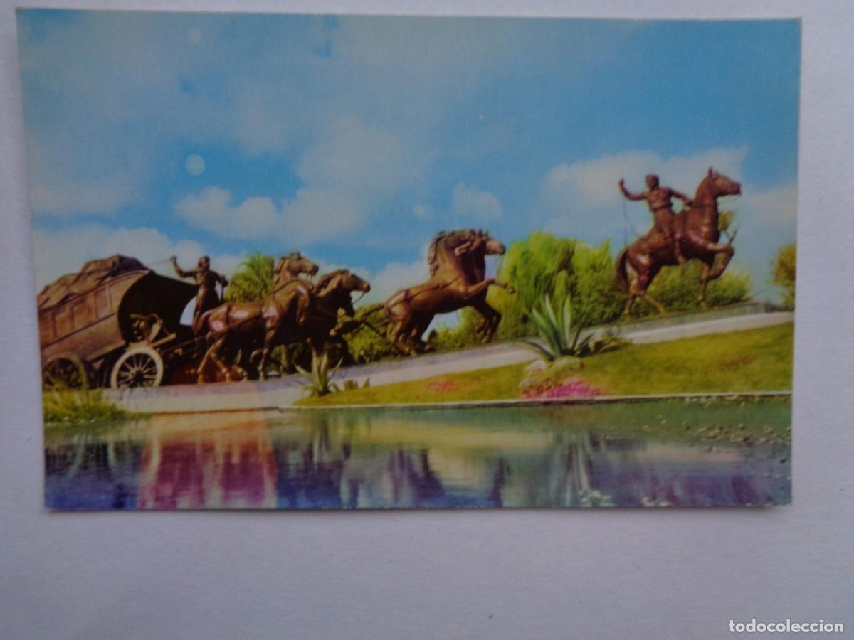 Postkarten: POSTAL DE MONTEVIDEO ( R. O. DEL URUGUAY ): MONUMENTO A LA DILIGENCIA ( PRADO ). A&Ntilde;OS 50