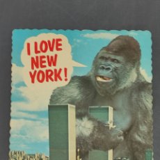 Postales: POSTAL NUEVA YORK CIUDAD DE NUEVA YORK TORRES GEMELAS WTC KING KONG GRAN MANZANA. Lote 386781164