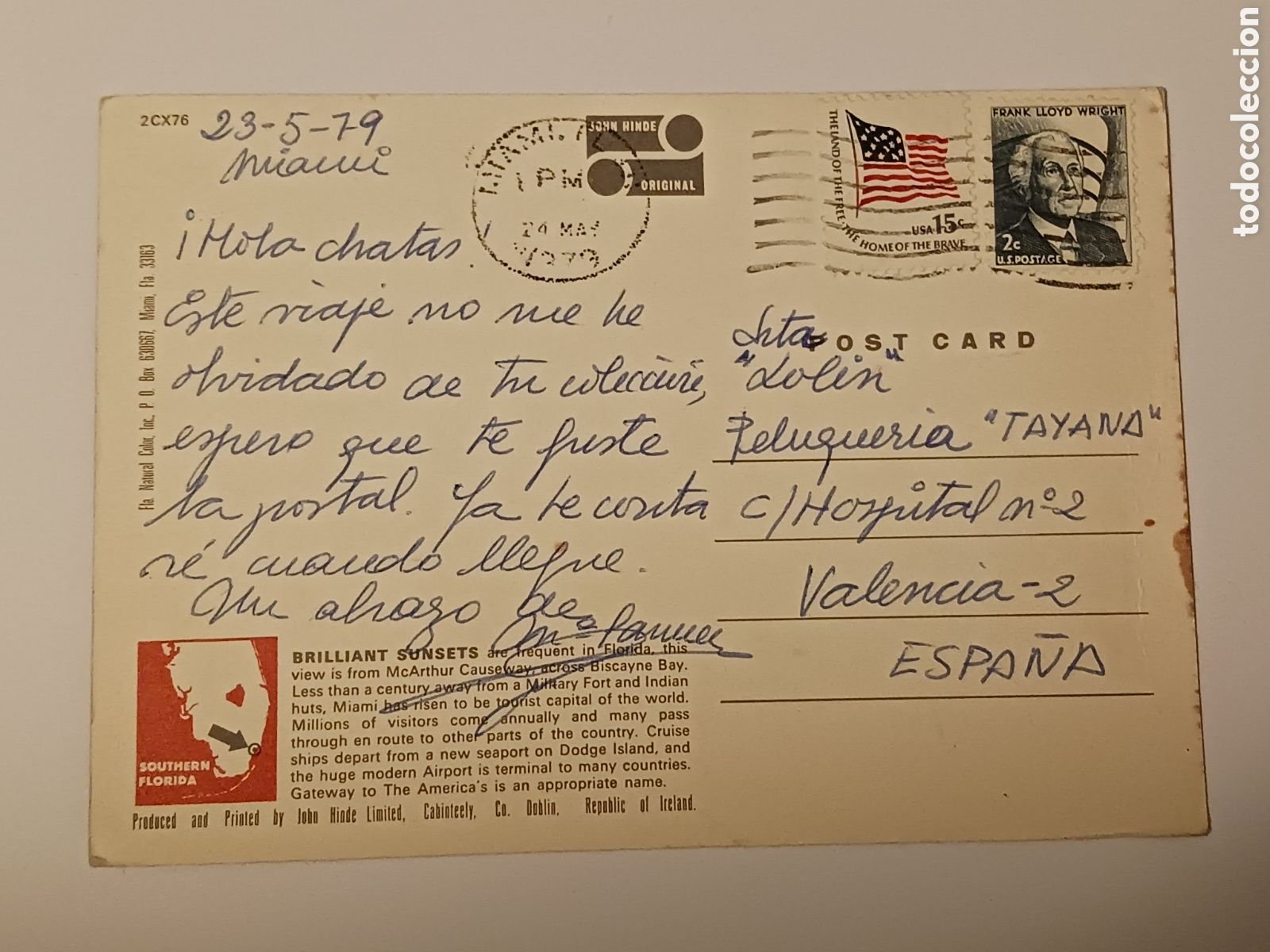 Postales: Miami, Circulada. - Foto 2