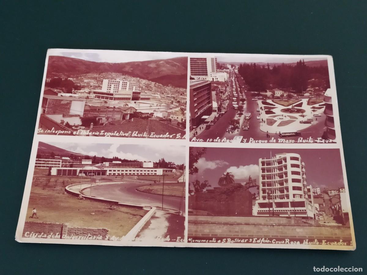 Postales: ECUADOR - QUITO - MULTIVISTAS - CIRCULADA EN 1961 - Foto 1