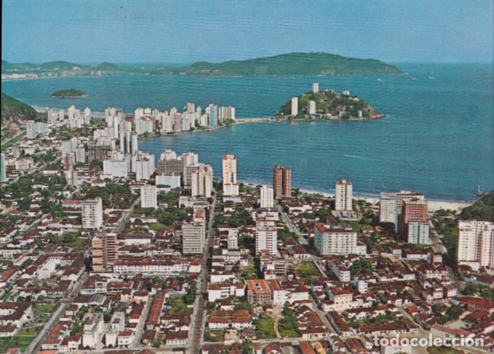 Postales: BRASIL, SAO VICENTE, VISTA A&Eacute;REA &ndash; MERCATOR N&ordm;29 &ndash; S/C