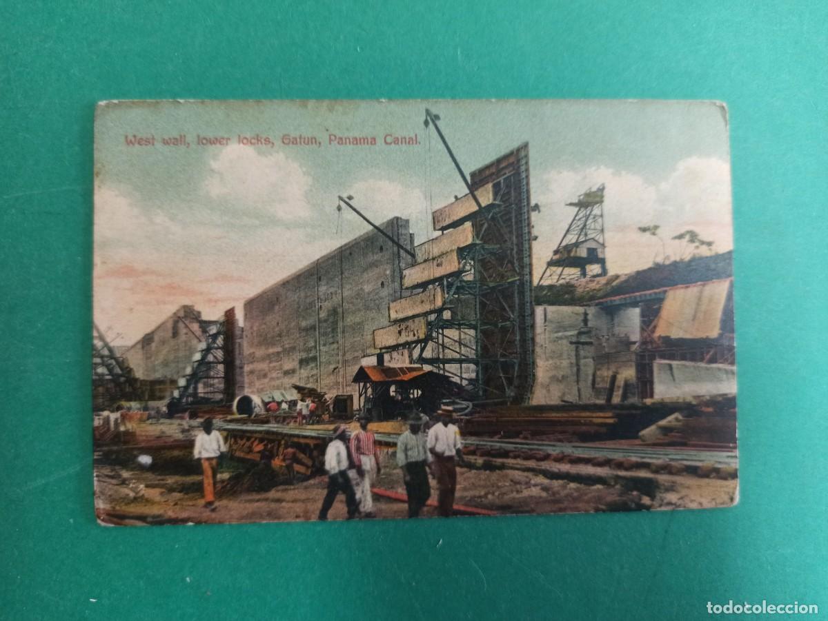 Postales: Antigua postal del Canal de Panama. - Foto 1