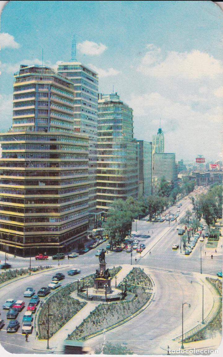 Postales: MEXICO, GLORIETA CRISTOBAL COLON &ndash; LITO JUVENTUD J19 &ndash; ESCRITA