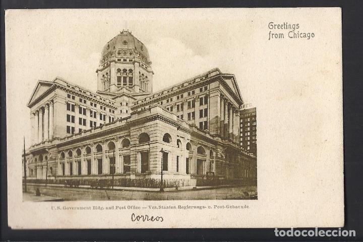 Postales: Antigua postal. Chicago. - Foto 1