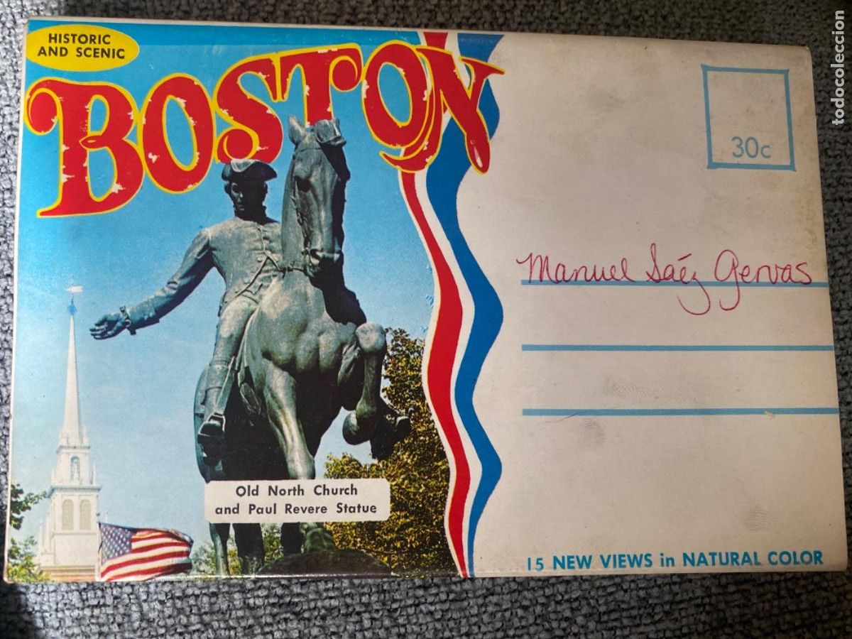 Postales: ANTIGUA POSTALES BOSTON - Foto 1
