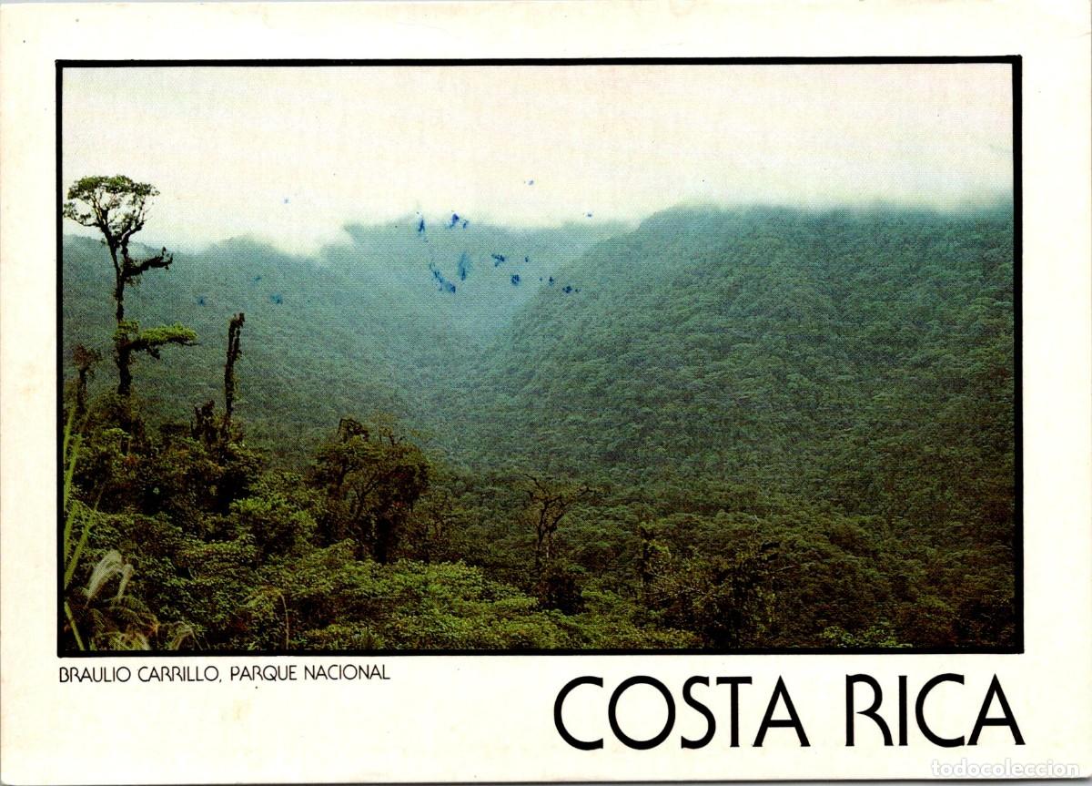 Postcards: Costa Rica - Parque Nacional Braulio Carrillo - Circulada 1988 - 150x105mm - Texto: Hurac&aacute;n Juana