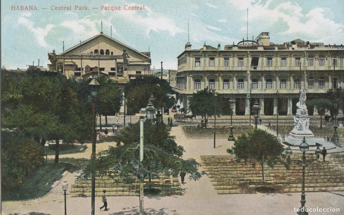 Postcards: CUBA ANTIGUA POSTAL - HABANA, CENTRAL PARK - PARQUE CENTRAL